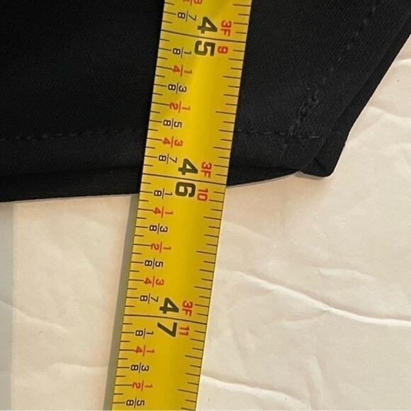 Vintage Arianna Rachel Kaye Black Silver Party Asymmetrical Midi Dress Size 12 - Picture 12 of 12